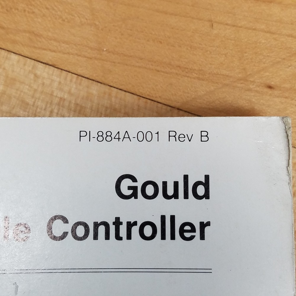 Gould PI-884A-001 884 Programmable Controller Programing Guide - USED