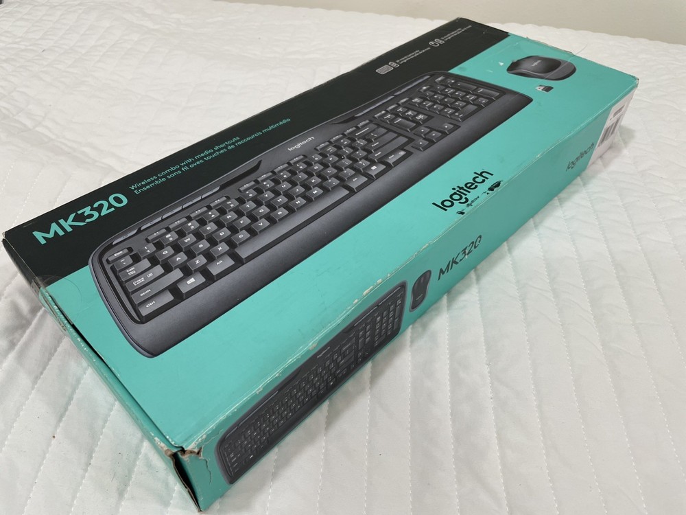 Logitech MK320 Wireless Keyboard Mouse Combo Black