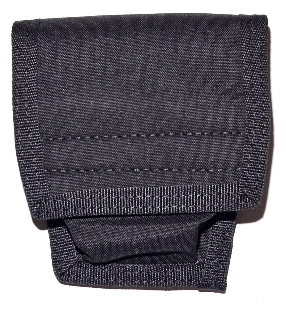 FirstSpear double handcuff pouch Black 6/9 MOLLE hand cuff slip pocket hook loop