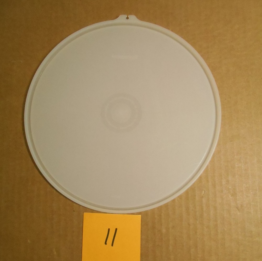 Tupperware Vintage 2197A Tab Clear Sheer Replacement 9" Lid Only O11