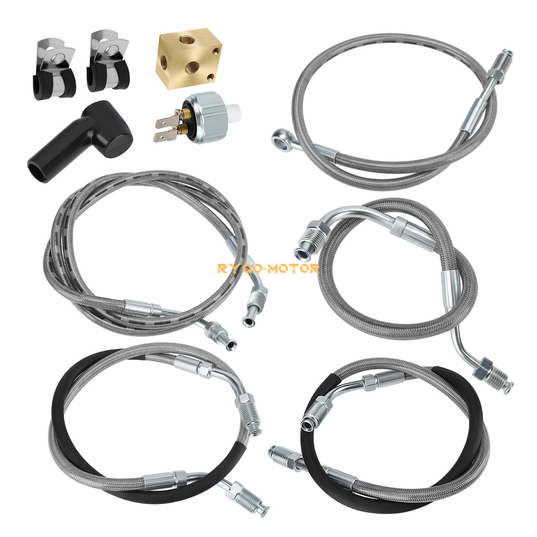 All Brake Lines Kit for Polaris Sportsman 500 335 1998 1999 2000 2001 1930753