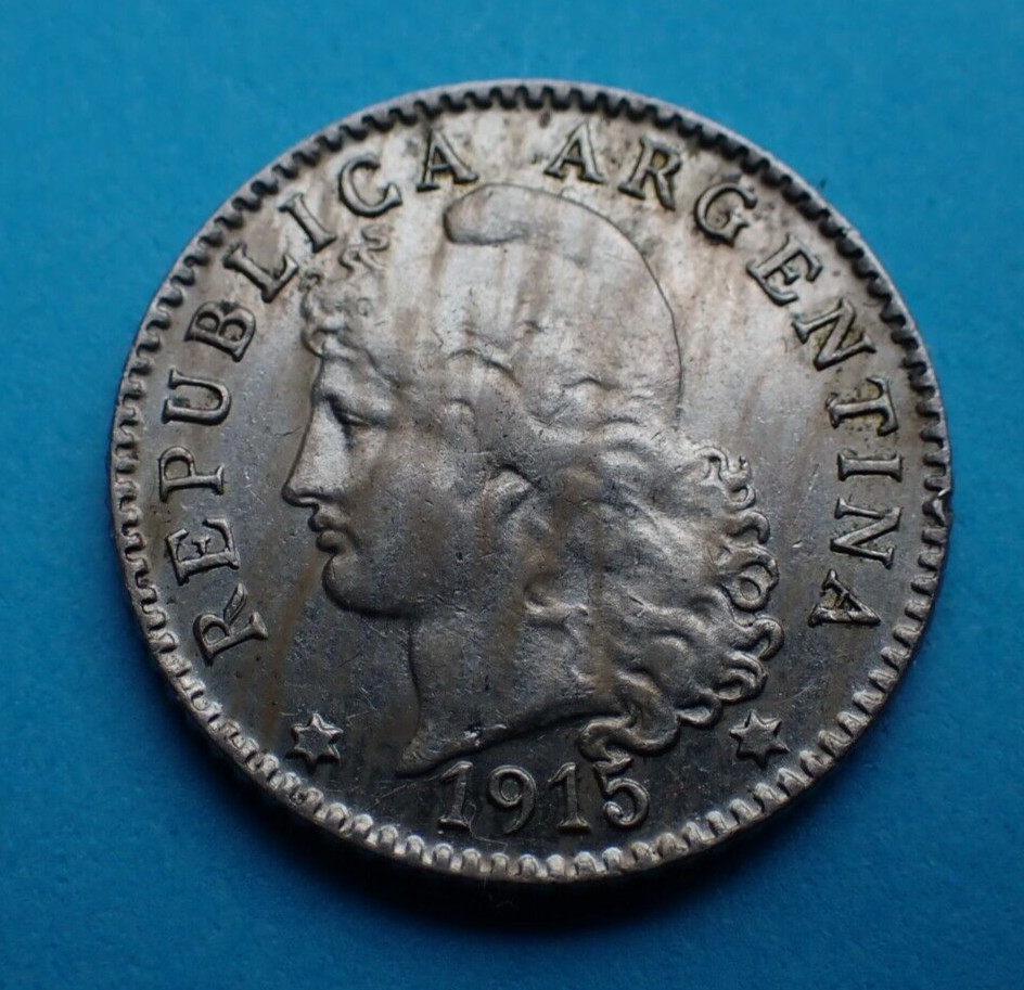 Argentina, 5 Centavos 1915, in Nice Condition.
