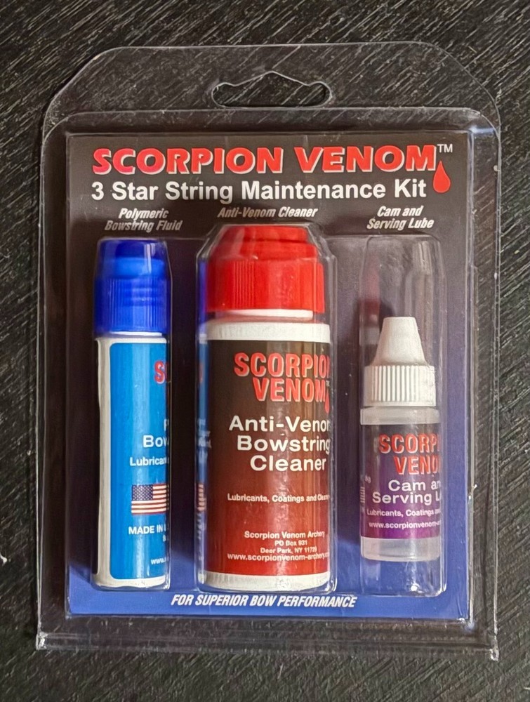 Scorpion Venom 3 Star String Maintenance Kit New