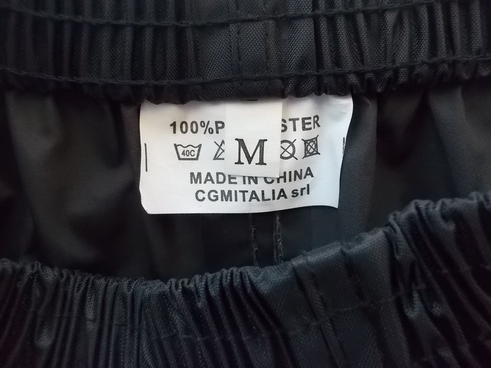 MOTORCYCLE WATERPROOF PANTS SIZE M