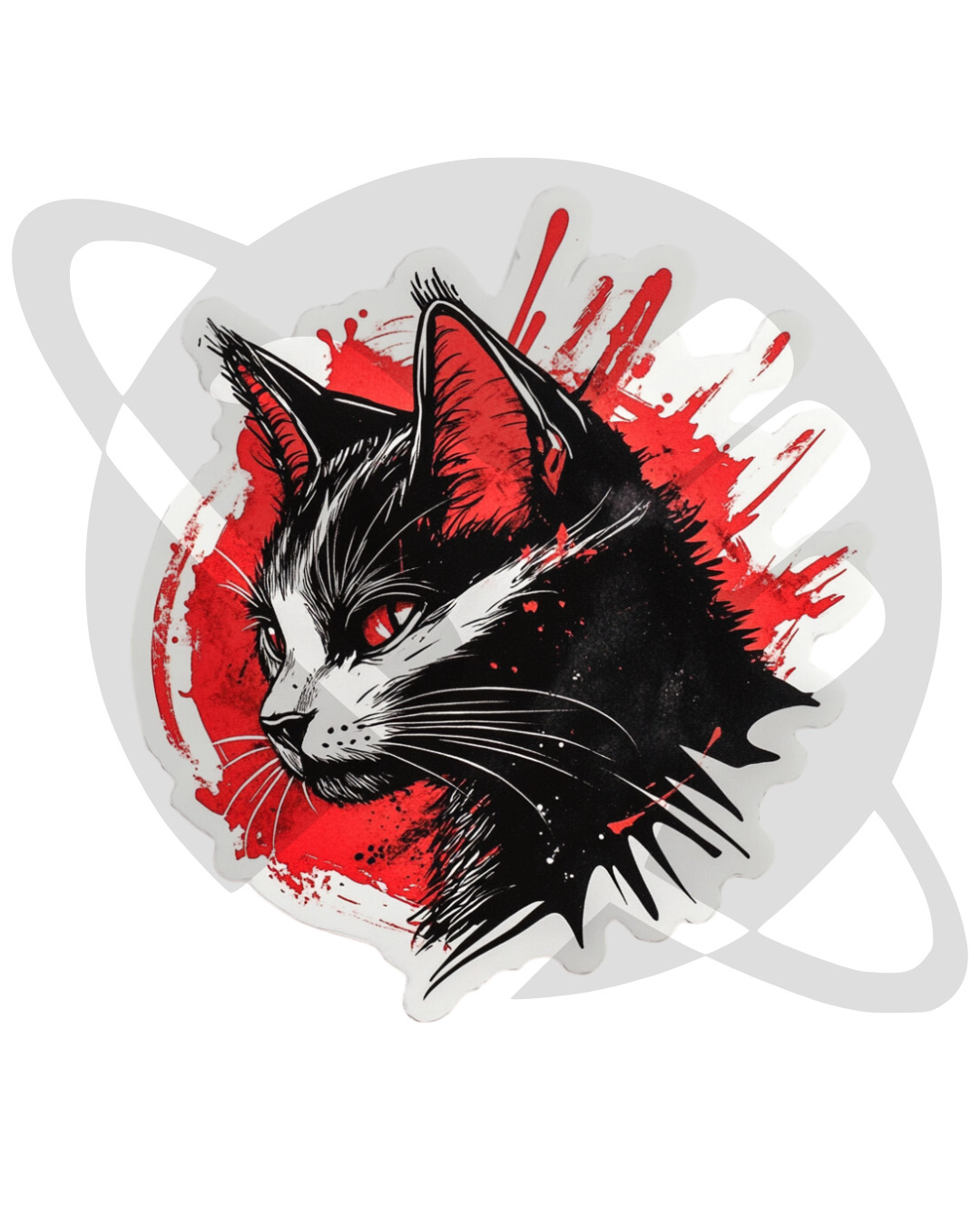 Sublimation Cat Ready To Press Heat Transfer