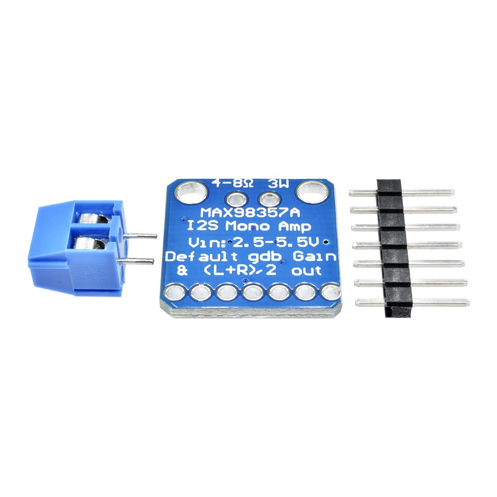 MAX98357 Amplifier Breakout Interface I2S Class D Module For ESP32 Raspberry Pi