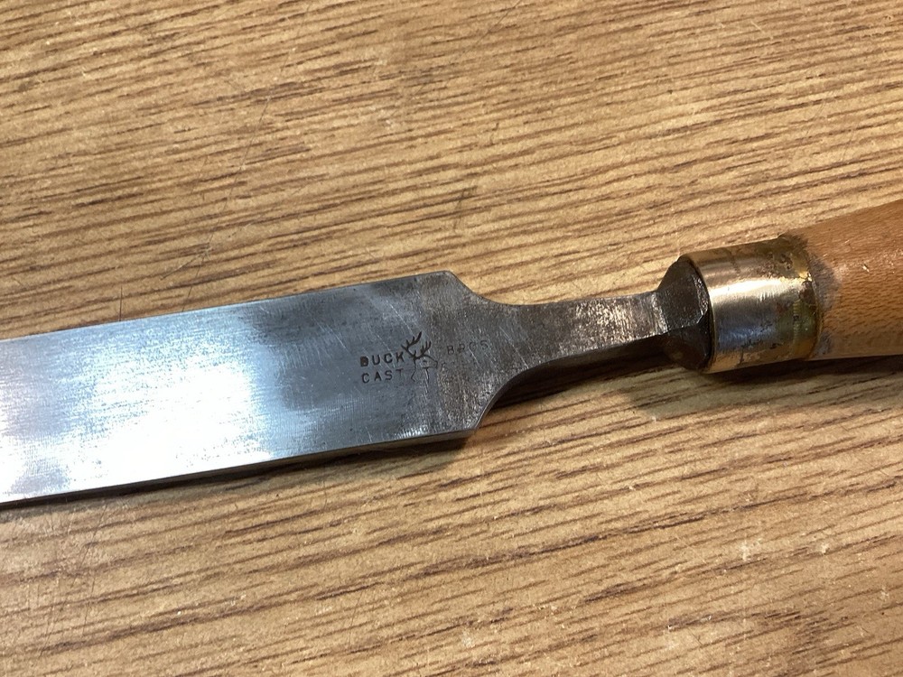 Nice Set Of 6 Vintage Giant Buck Bros Lathe Chisels Gouges Tuning Tools