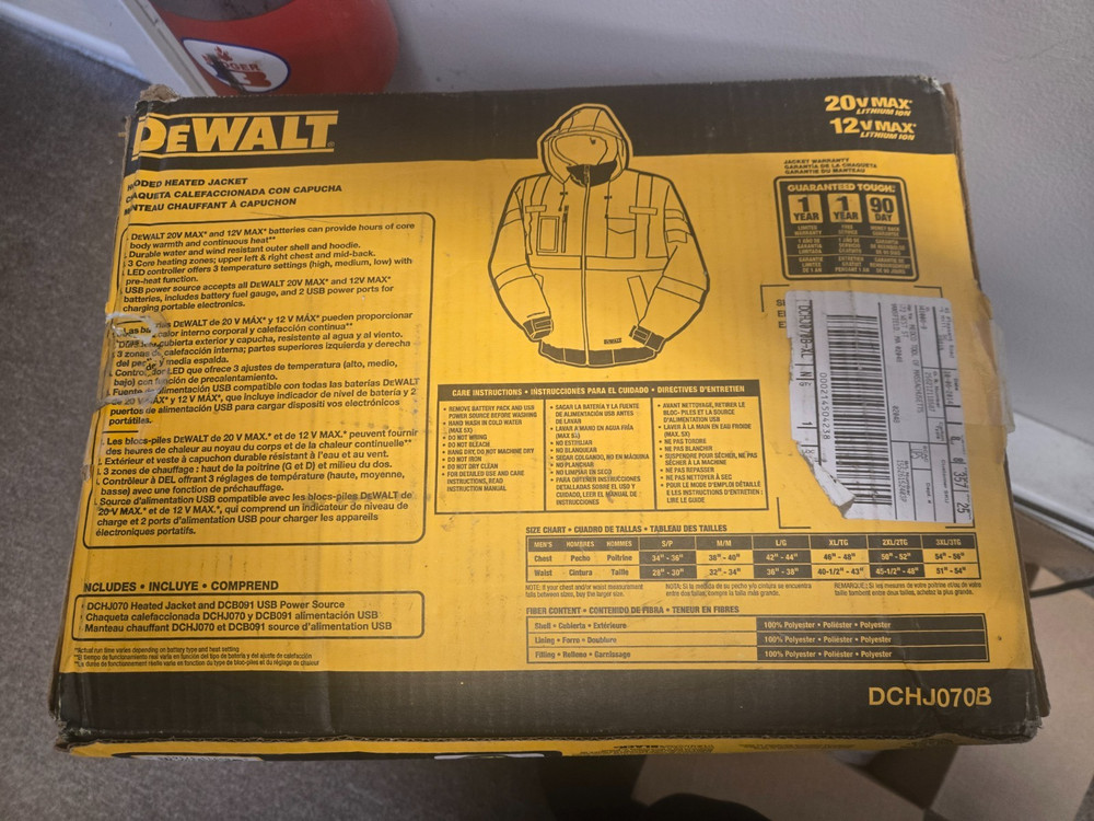DEWALT DCHJ070B-XL 20V MAX