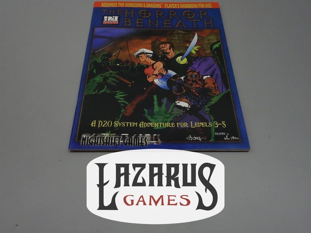Dungeons & Dragons, DnD: The Horror Beneath (d20 System Nightshift Games)