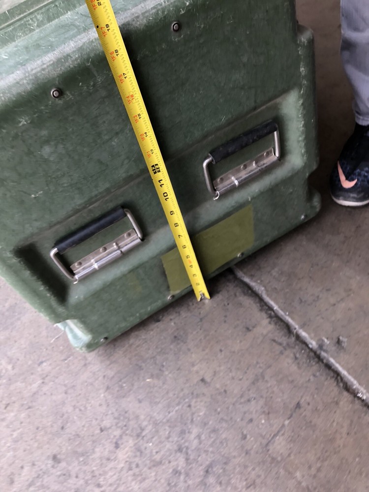 Hardigg Style Rack Mount Case General Dynamics Military Electronics Crate 38.5"