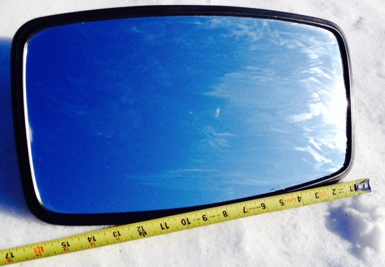 Universal Farm Tractor Mirror, Super Size 9" x 16", great for Case Magnum