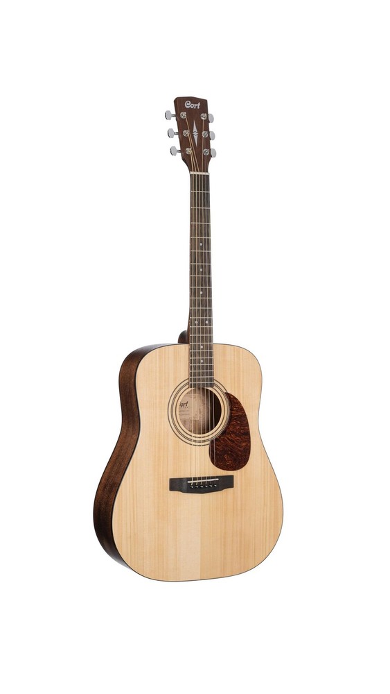 Cort 6 String Acoustic Guitar Pack, Right, Open Pore, Full (EARTHPACKOP-A)