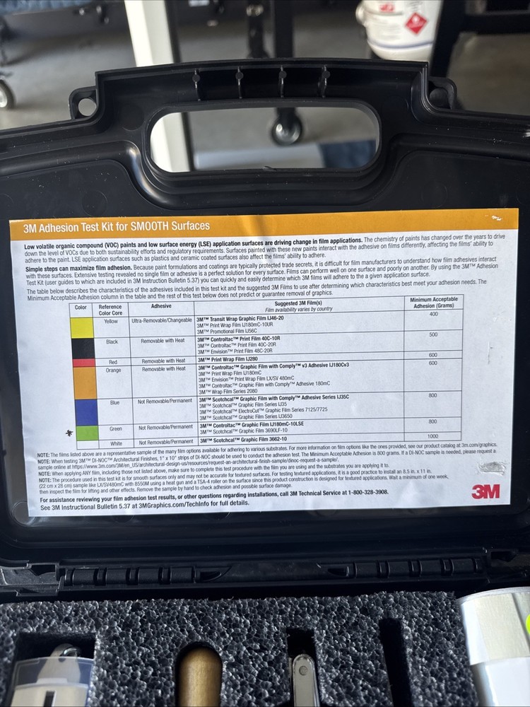 3m Adhesion Test Kit Test for Smooth Surface Testing
