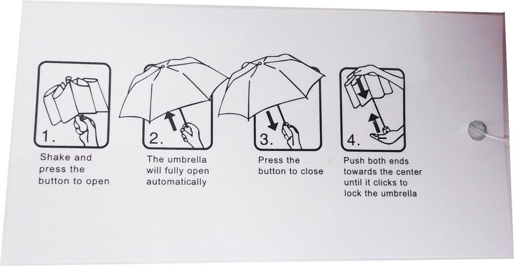 Delta Sigma Theta Vented Auto Open Compact Golf Umbrella [Red/White]
