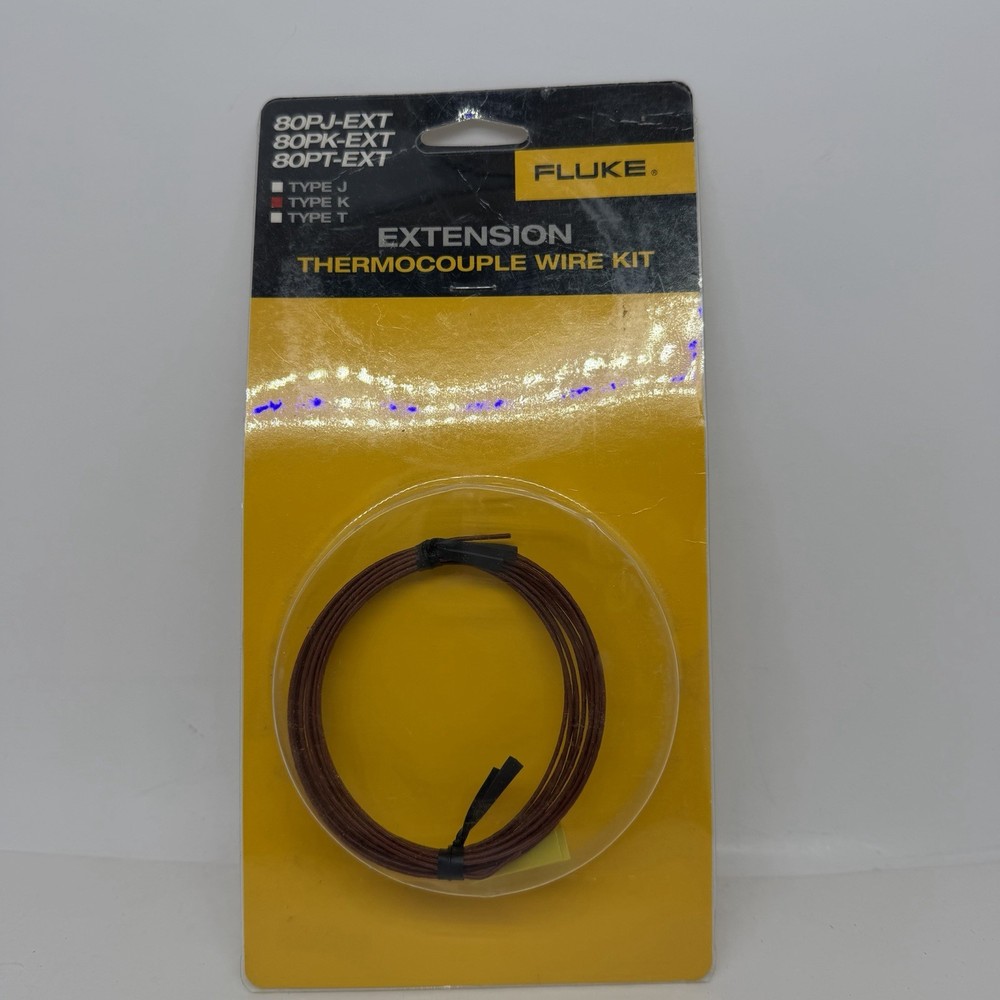 Fluke 80PK-EXT Type K Extension Thermocouple Wire Kit READ Missing Piece
