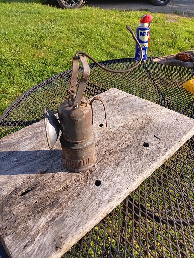 Antique Coal Mining Cart Lantern