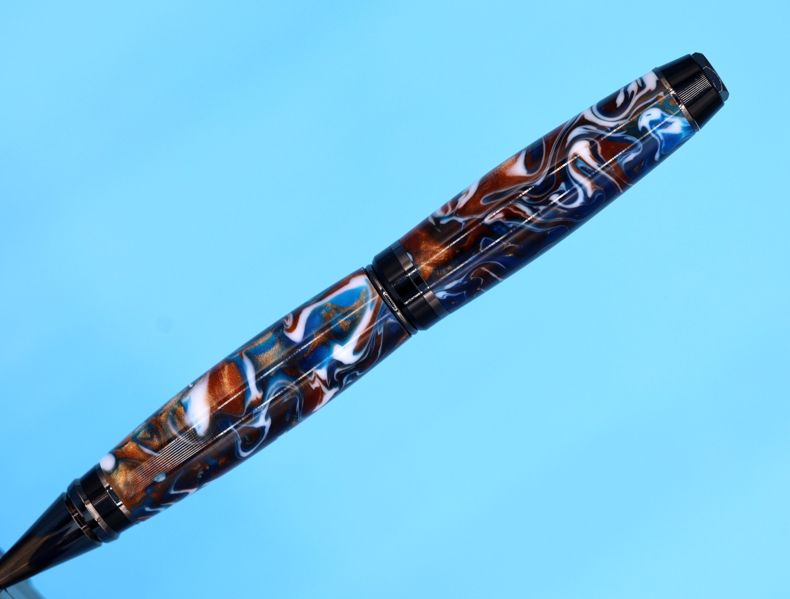 Popular Classic Cigar Ballpoint Pen in Gunmetal with Copper Canyon Color #129