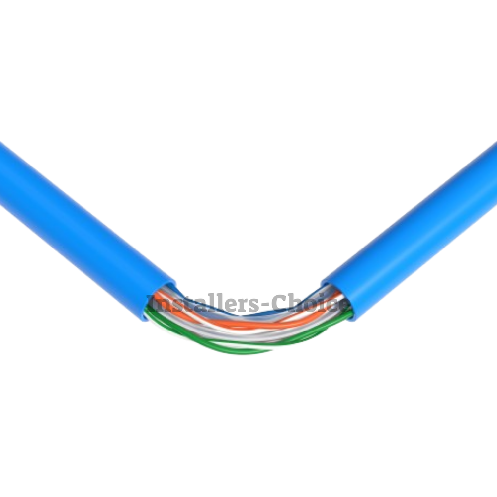 CAT5E 1000FT UTP Solid Network Ethernet Cable CAT5 Internet Wire RJ45 LAN BLUE