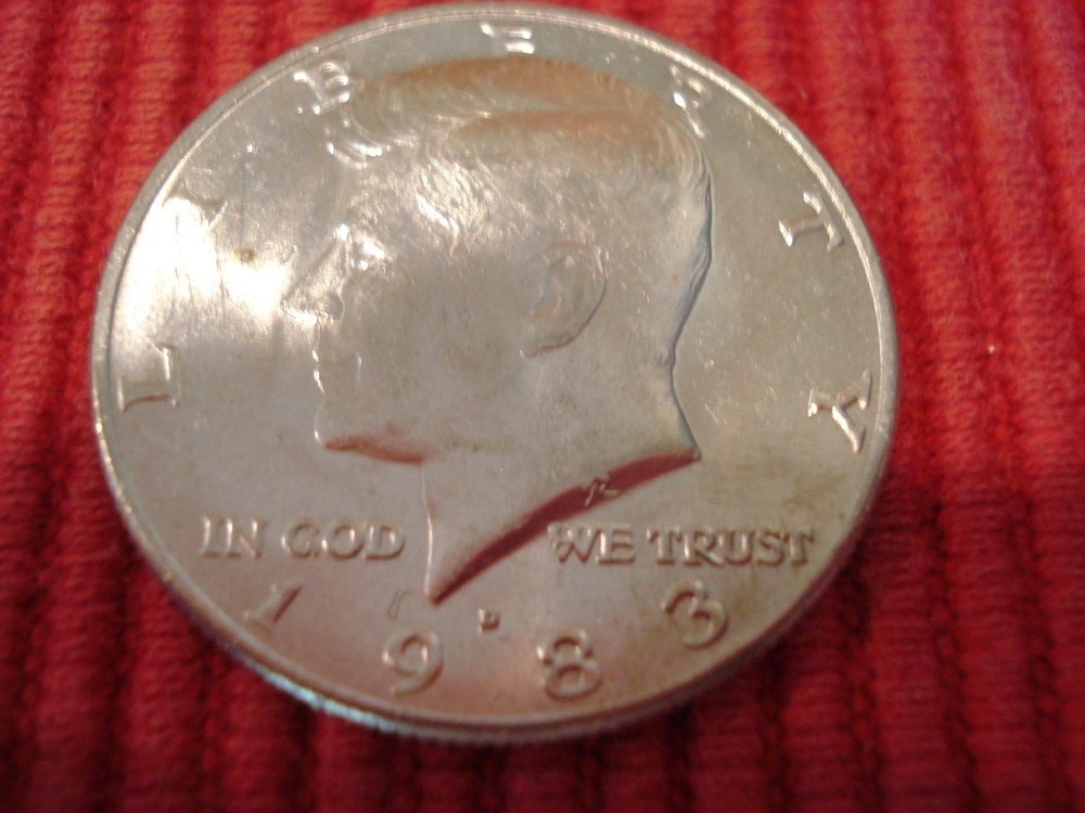 1983 D Kennedy AU Half Dollar
