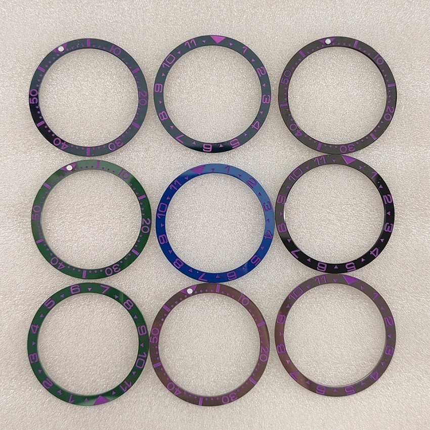 38MM Ceramic Bezel SUB Bezel Watch Case Bezel Ring Insert Watch Part Accessories
