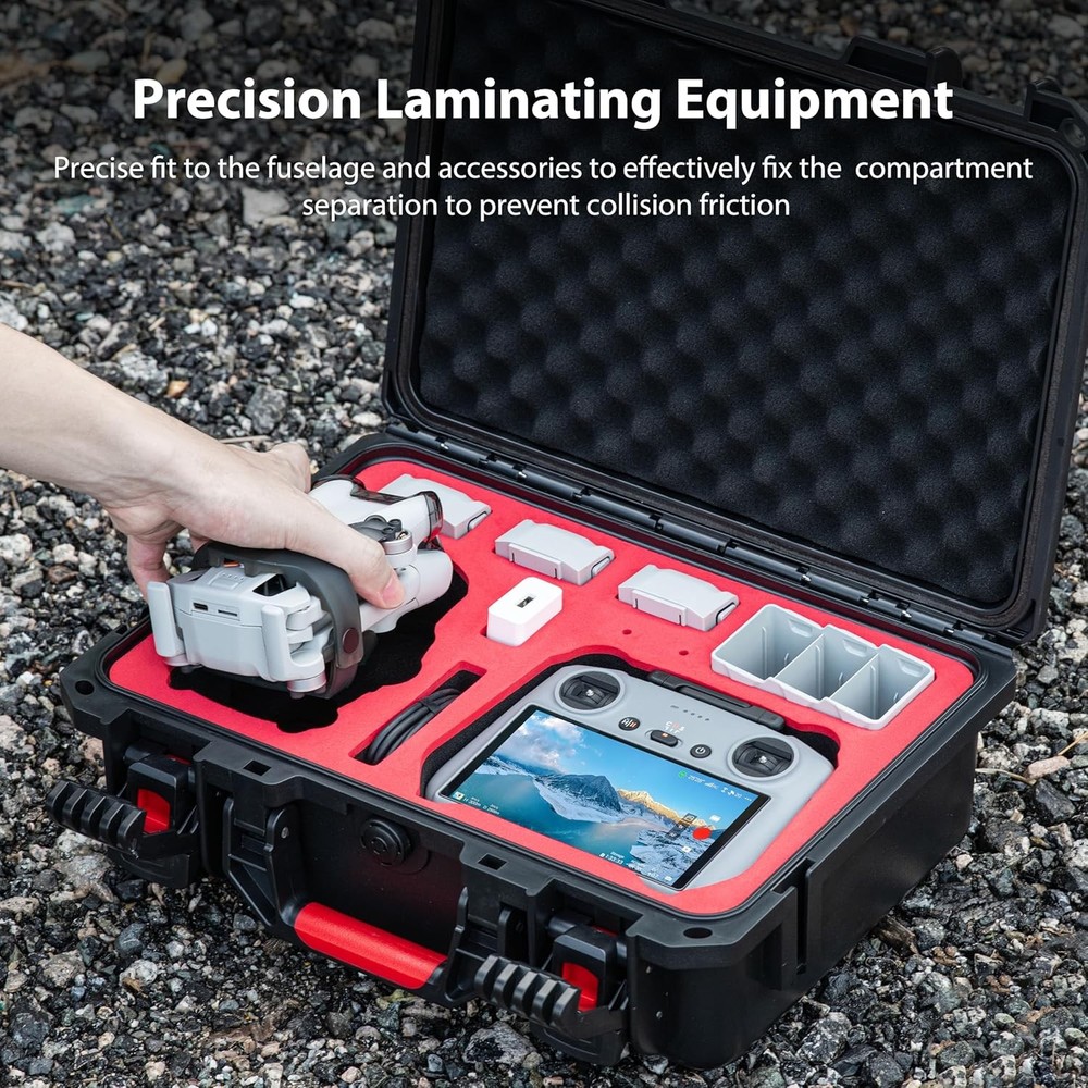 IP67 Drone Hard Case for DJI Mini 3 Pro//Mini4 pro RC2/RC Controller/Battery