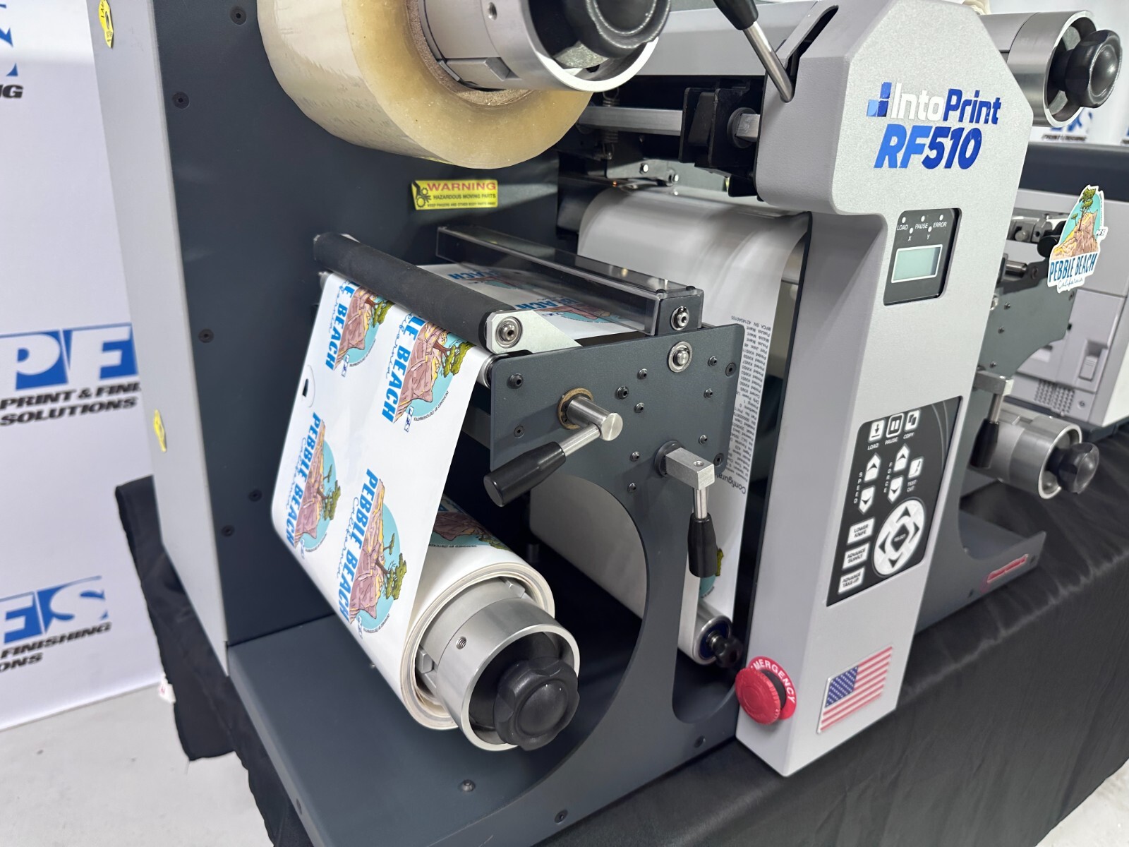 IntoPrint RP530W Digital Label Printer System w/Finisher & Rewinder