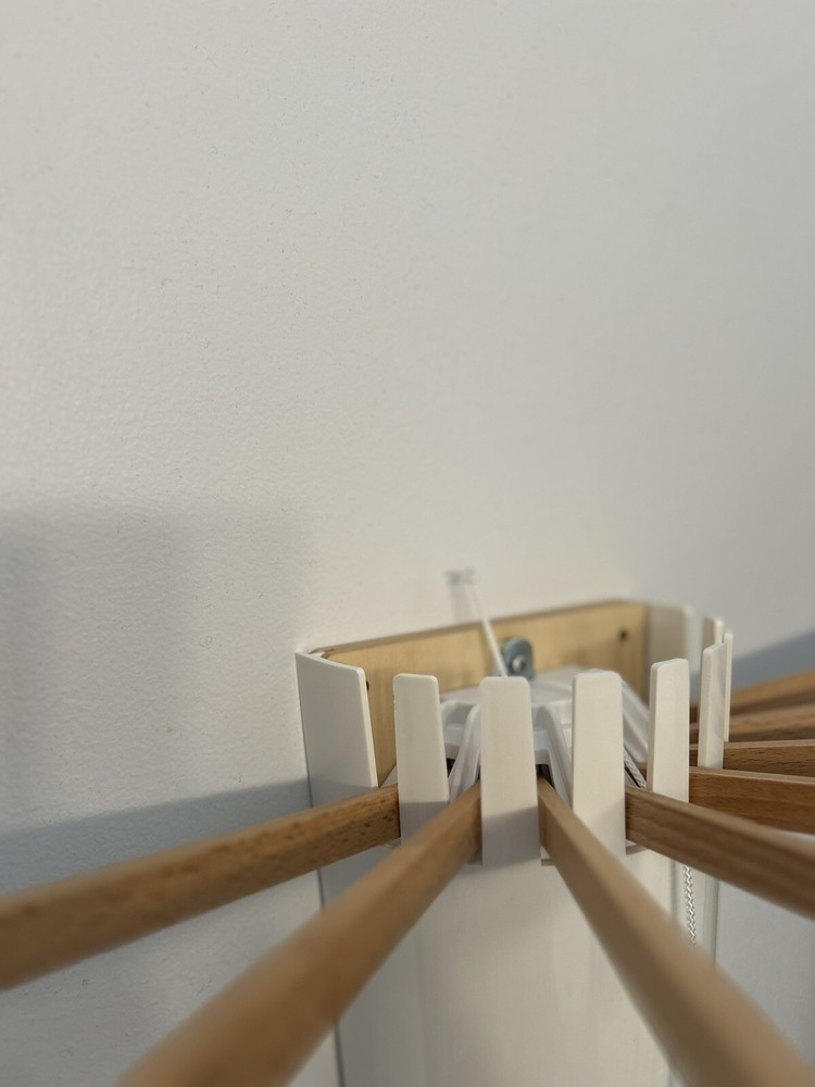 Foppapedretti Wall Mount Laundry Drying Rack Modern Minimal