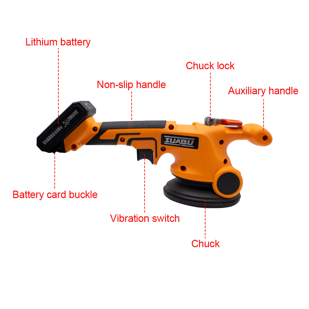 Electric Wireless Tile Tiler Vibrator Leveling Machine Tile Floor Laying Tools