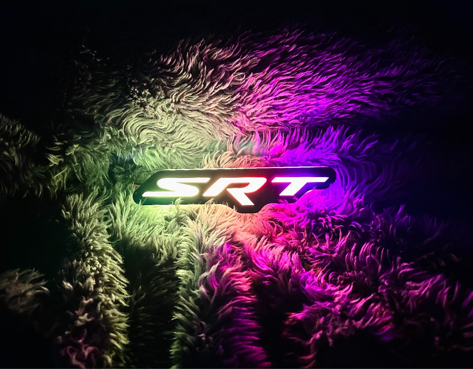 Custom RGB LED Front Grille Emblem/Badge - Fits SRT Models -App Controlled