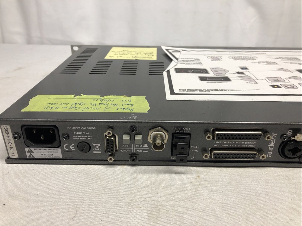 Audient ASP880 8-Channel Microphone Preamplifier