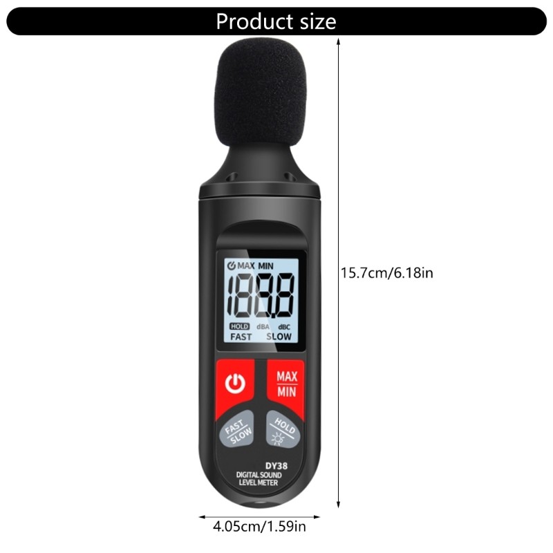 Sensitive Decibel Meter for Detailed Noise Leveling Testing in Various