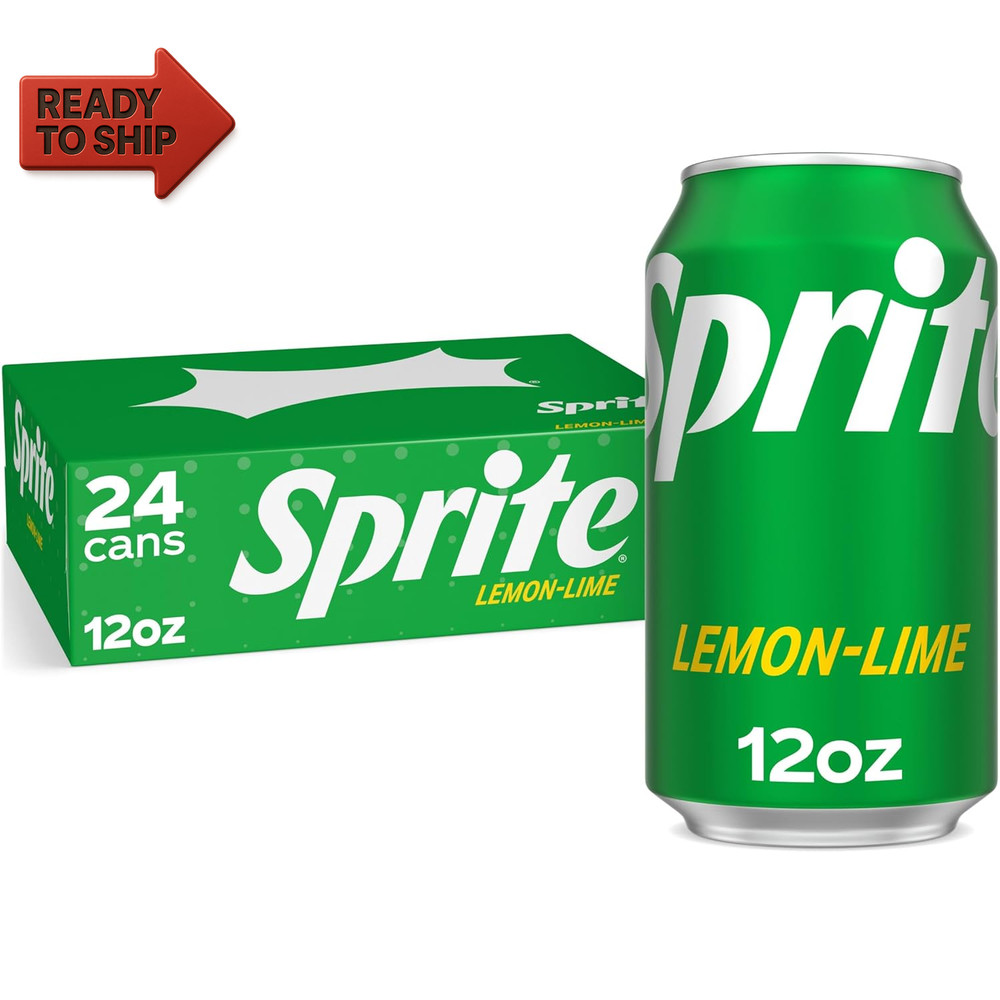 Sprite Soda 12 Fl Oz Cans 24 Pack Lemon Lime