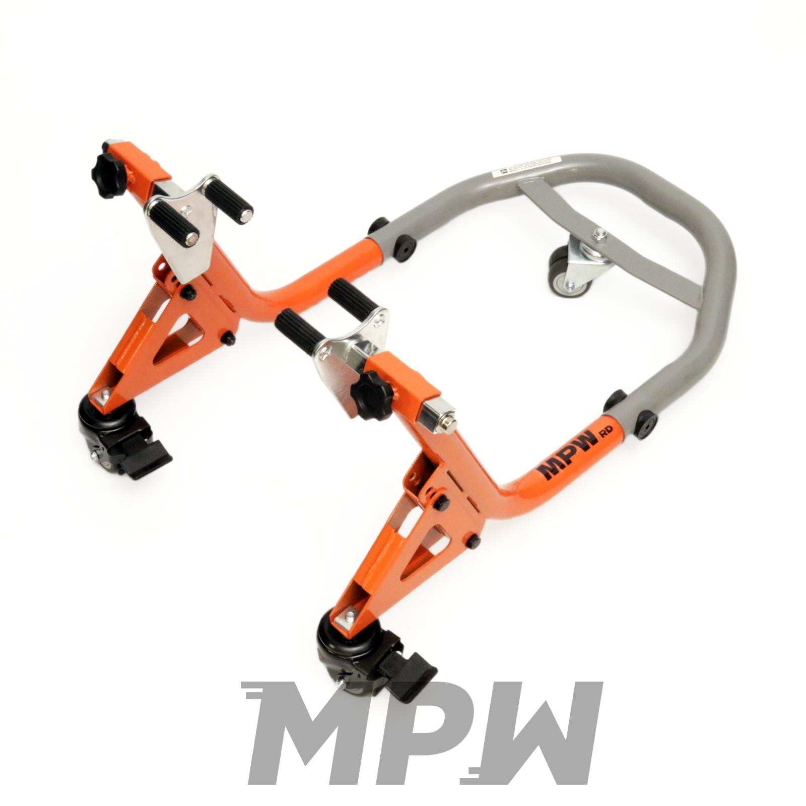 MPW Race Dept Motorcycle Mobile Dolly Front Paddock Stand K Type