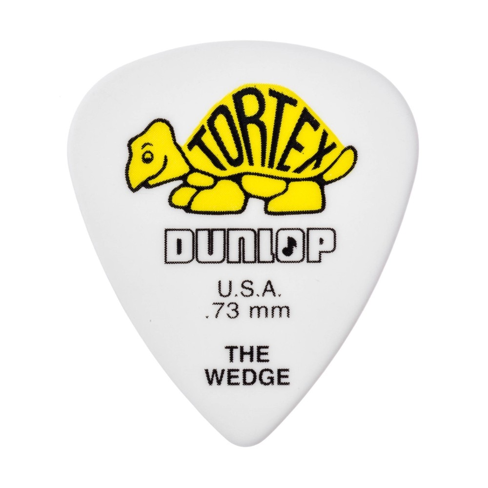 Dunlop Guitar Picks 12 Picks Tortex Wedge .73mm 424P.73