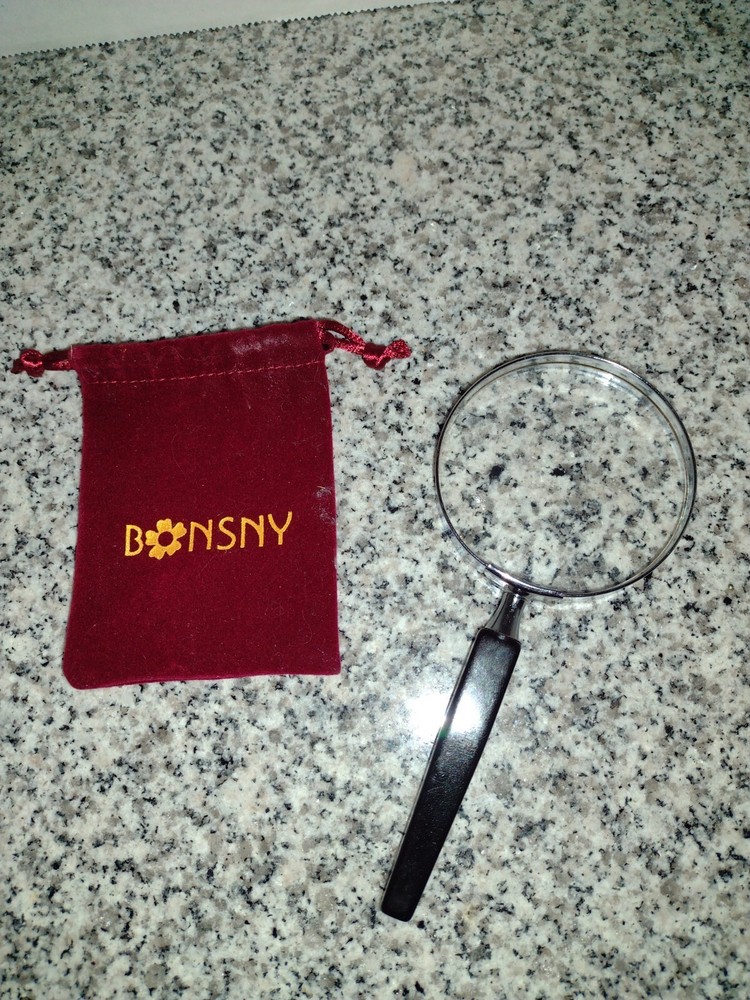 Magnifying Glass & Bag. 2 Styles Available. READ DESCRIPTION.