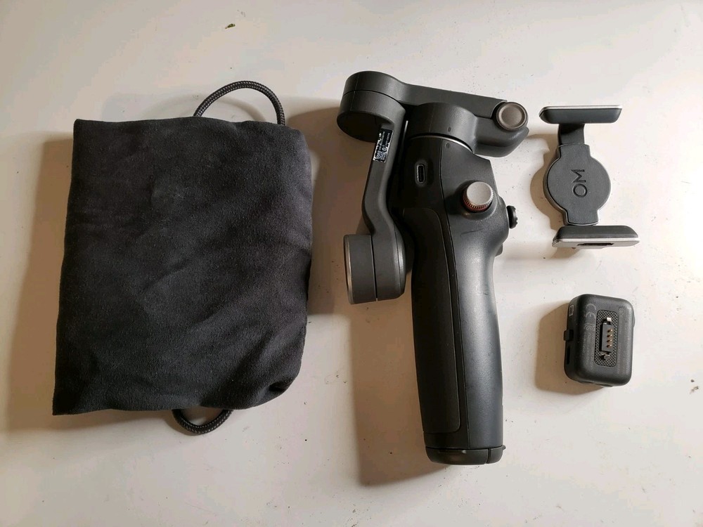 DJI Osmo Mobile 7P Smartphone 3-Axis Gimbal Stabilizer - Gray - MISSING CABLES