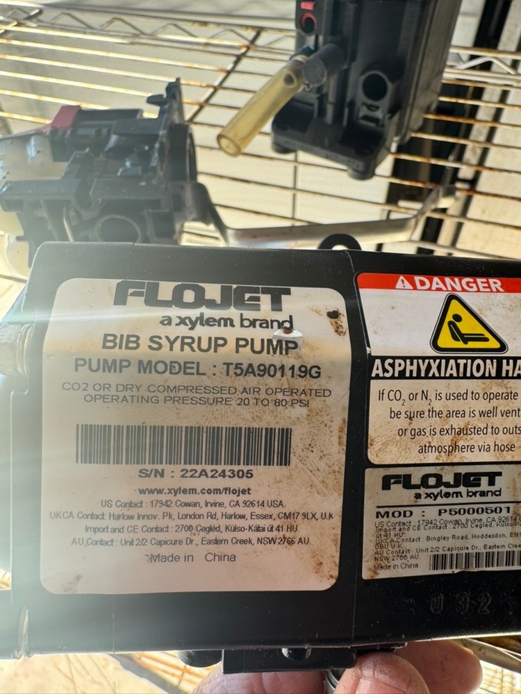 Flojet T5A90119G BIB Beverage Pump