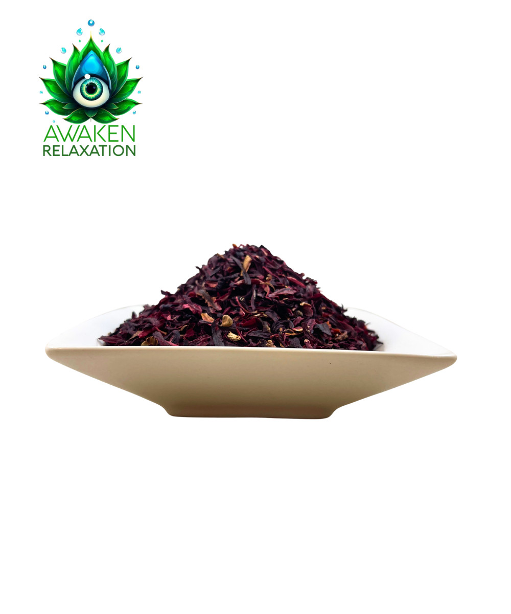 Organic Hibiscus Flowers C/S - 100% Pure, Non-GMO Hibiscus Sabdariffa, Vibrant