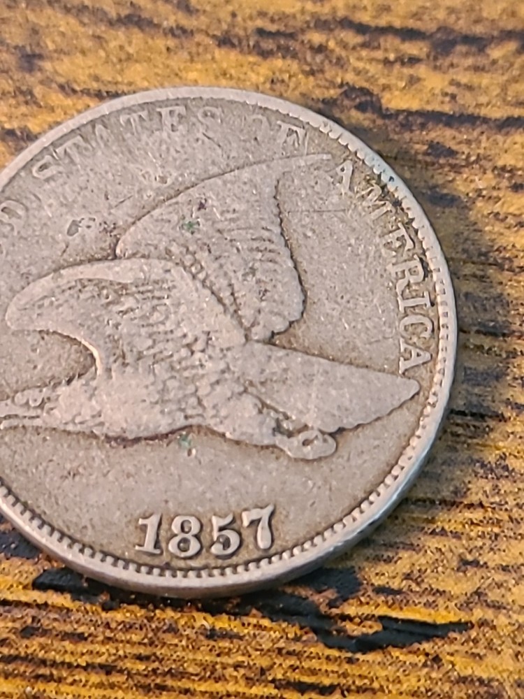 1857 Flying Eagle One Cent VG