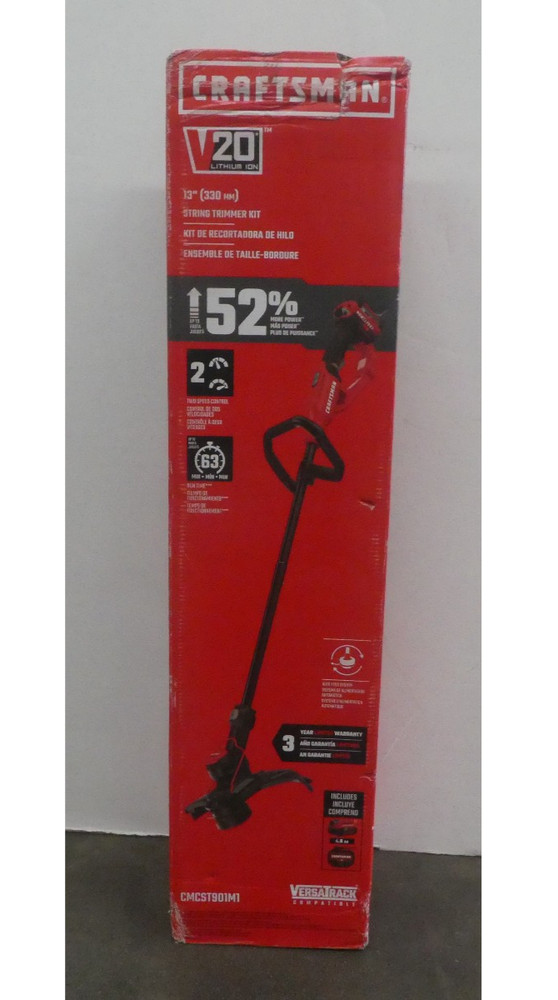 CRAFTSMAN V20 13" String Trimmer Kit CMCST901M1