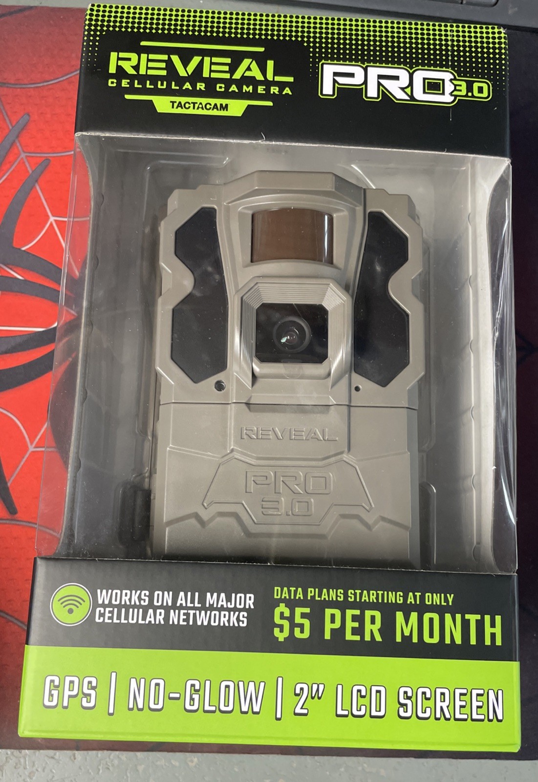 Tactacam Reveal Pro 3.0 Cellular Trail Camera GPS No-Glow 2 LCD Live Aim HD