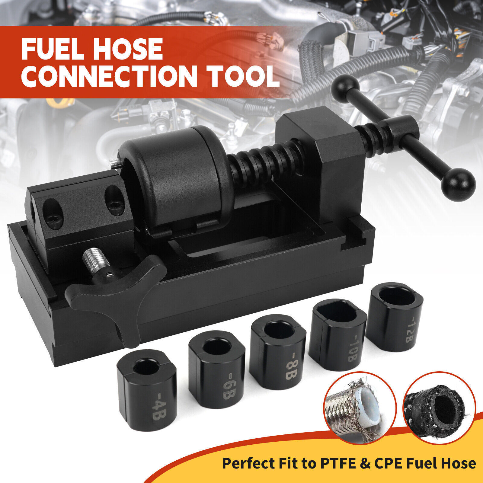 New AN4-AN12 Fuel Line Fittings Installation Tool Fuel Hose Repair Tool Kit