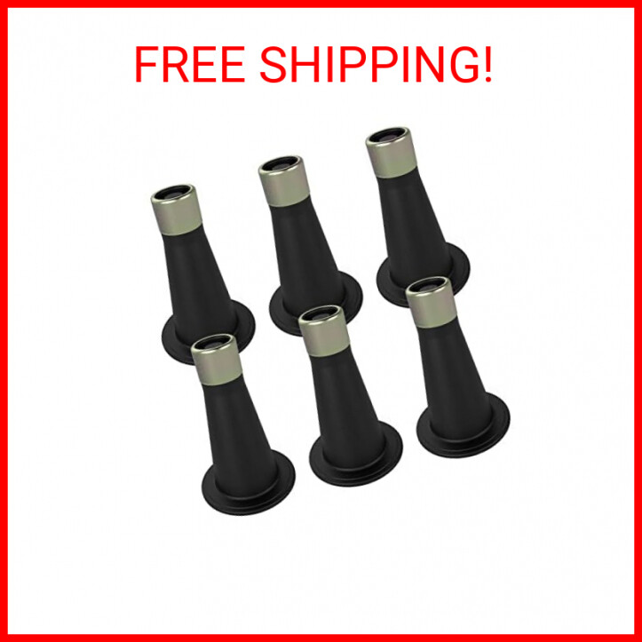 6Pcs Bed Frame Feet,Bed Frame Feet for Replace Wheels,Risers for Bed Frame,Preve
