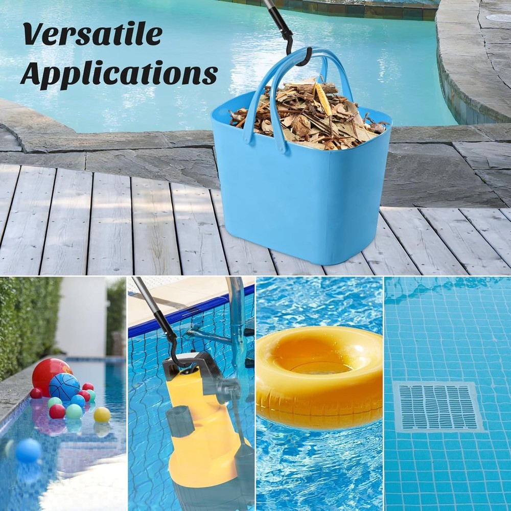 Versatile Pool Cleaner Hook - For Cordless, Above Ground & Underwater Use, 3.7"L