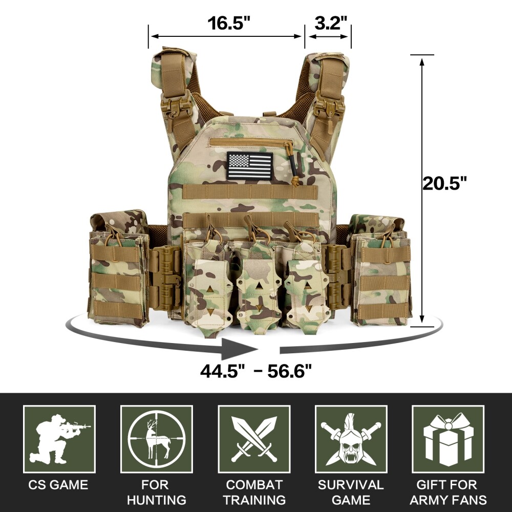 Military Style Assault Pack Tactical Backpack Molle System for Men Adventure