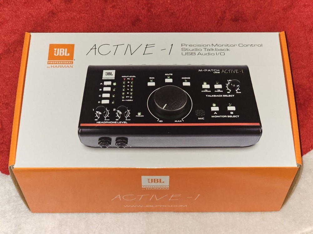 JBL M-Patch Active-1 Precision Studio Monitor Control