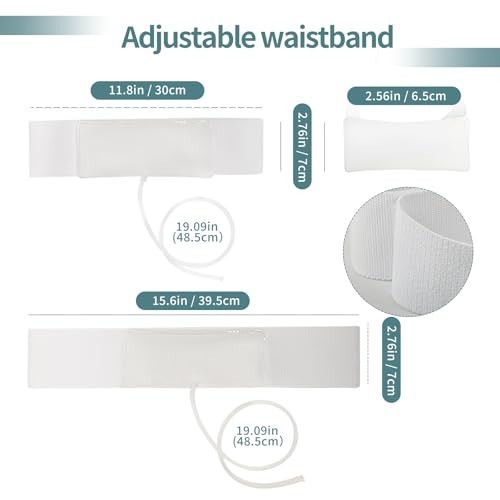 Reusable Urine Test Kit, Adjustable Belt, Temp Indicators, 5 Outlets, Large