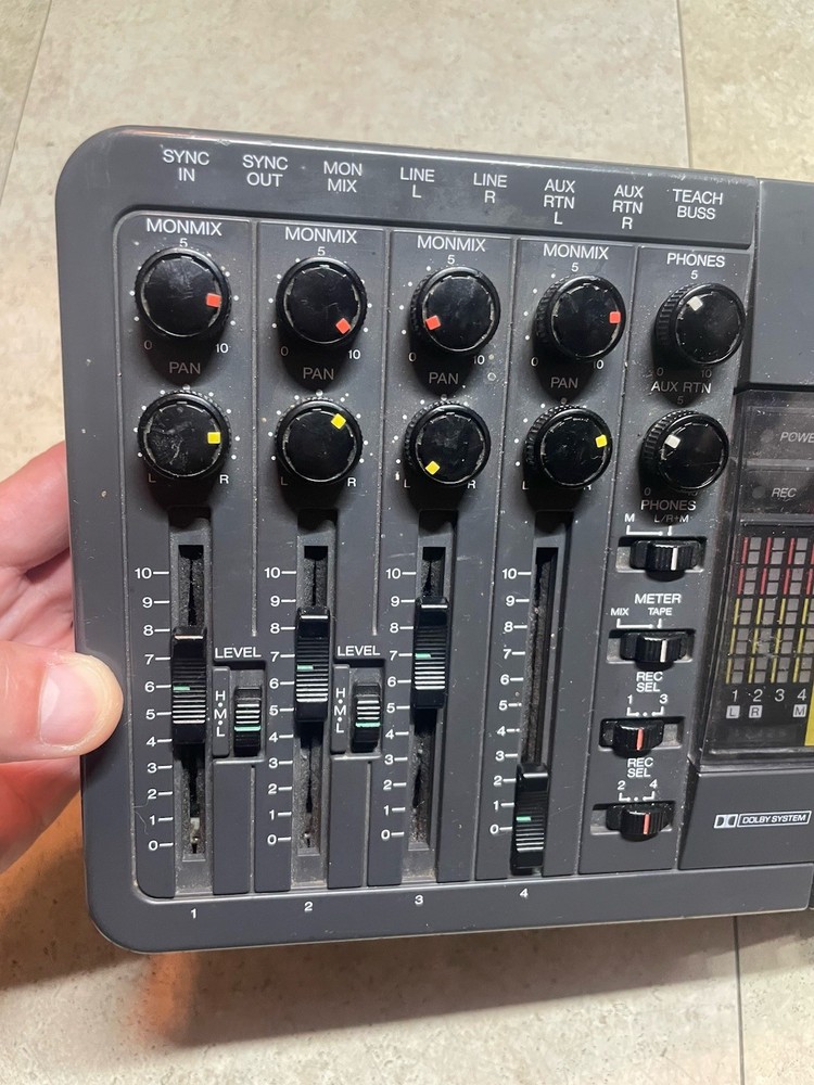 Fostex X-18 MultiTracker 4 Track Cassette Untested As Is