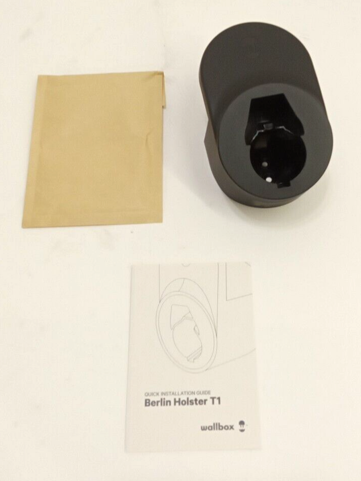 Wallbox T1-BRLN-B Holster Berlin Type 1 Black EV Connector Support Accessory