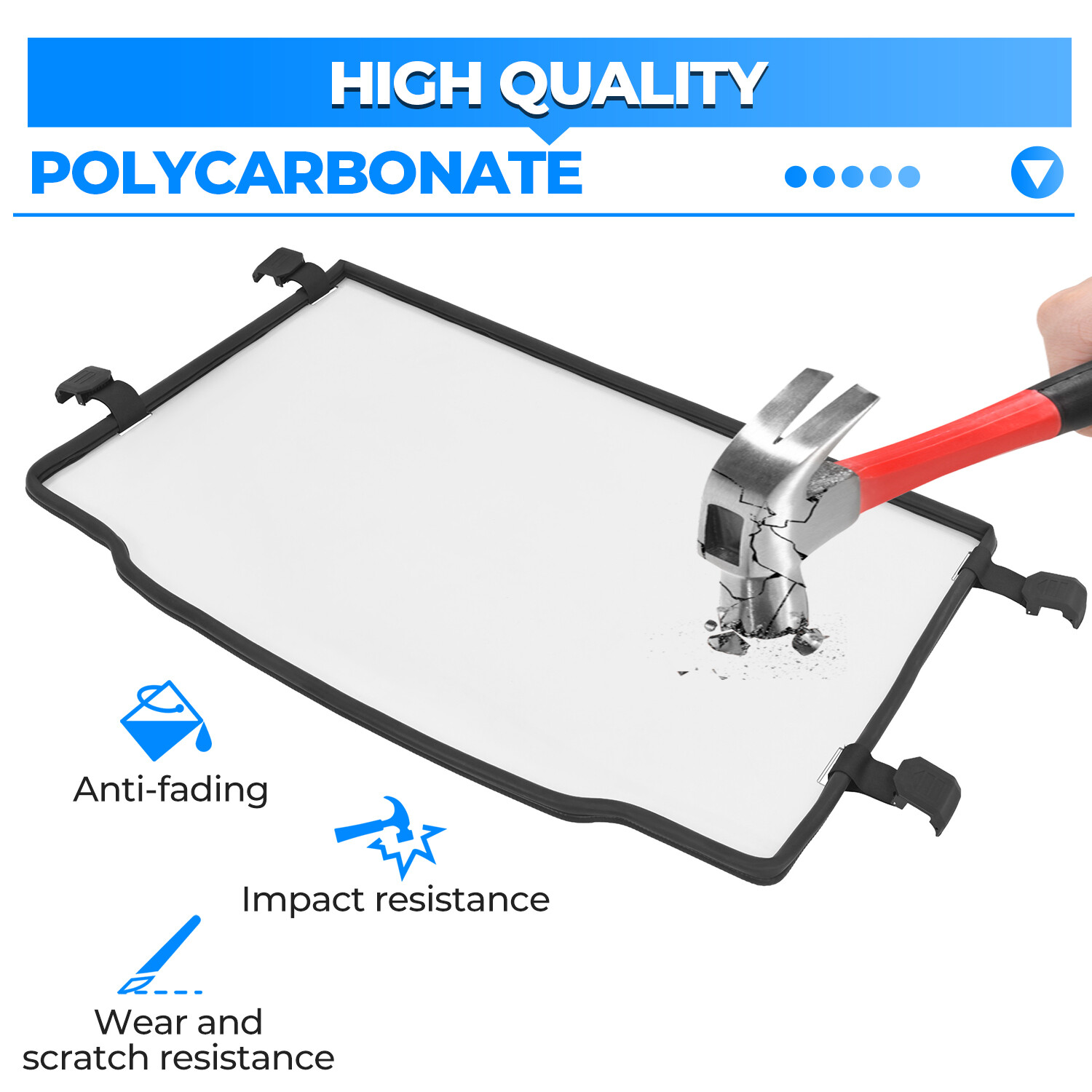 FOR POLARIS RANGER 500/570 MIDSIZE PROFIT CAGE 2015-2023 FULL WINDSHIELD NEW